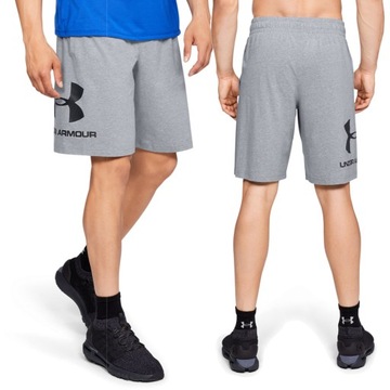 KRÓTKIE SPODENKI MĘSKIE UNDER ARMOUR SZORTY SPORTOWE BAWEŁNA 1329300