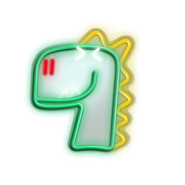 Neon LED JURASSIC DINO dinozaur zielony FLNJ02 Forever Light