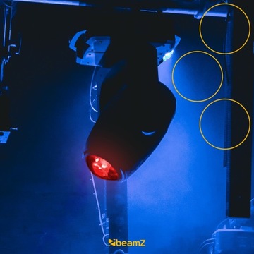 Подвижная голова с мощным светодиодным лучом RGBW DMX Beamz