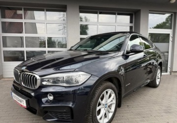 BMW X6 F16 Crossover xDrive50i 450KM 2017 BMW X6 Salon Polska Czujniki Kamera Automat 4.4 Benzyna 450KM, zdjęcie 26