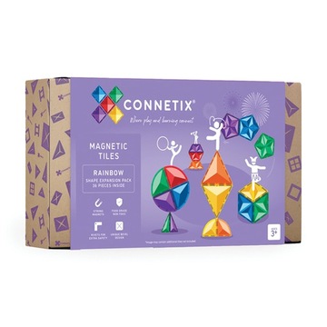 Connetix - Klocki magnetyczne Rainbow Shape 36 el