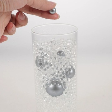 Ваза с жемчугом Круглые блестящие бусины 125 шт.