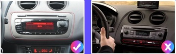 RÁDIO VOZIDLOVÉ DO SEAT IBIZA 6J 2009-2013