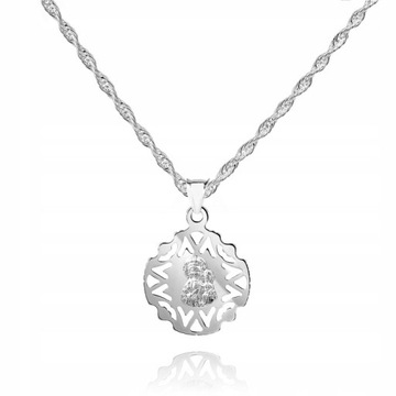 925 Серебряная католическая медаль 925 1,45 г 3 см M15