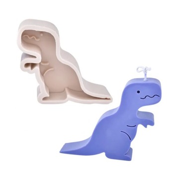 Forma silikonowa do świec wosku mydła żywicy odlewów DINOZAUR TYRANOZAUR