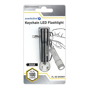 Мини-светильник EverActive FL-50 Sparky AAA/R03 со светодиодным брелок-фонариком