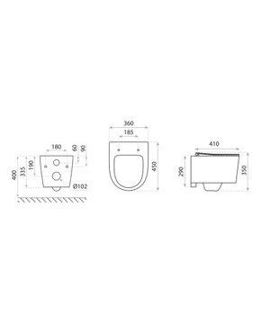 Унитаз подвесной Lavita Loso