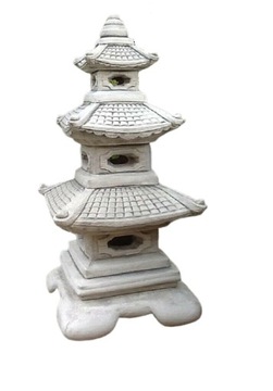 Lampa Japońska Feng Shui Pagoda figura betonowa