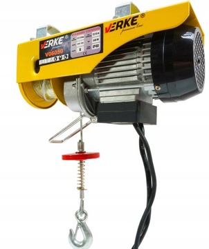 ЛЕБЕДКА ЭЛЕКТРИЧЕСКАЯ СТРОИТЕЛЬНАЯ 230В ТРОСОВАЯ ЛЕБЕДКА 250КГ 540ВТ