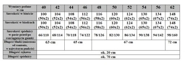 GARSONKA KOMPLET TU ROZM 48 SĄ 40 42 44 46 48 50 52 54 56 BLUZKA SPÓDNICA