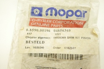 ШАЙБЫ ШЕСТЕРНИ ВАЛА Dodge JEEP 04856369 MOPAR