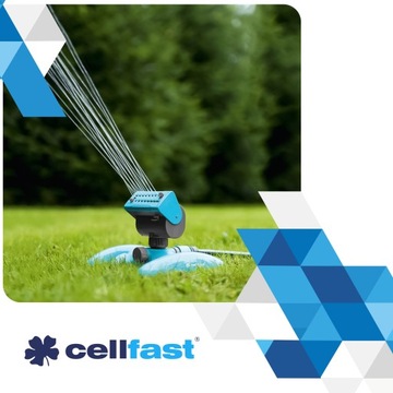 Zraszacz Ogrodowy Oscylacyjny Cellfast 16DYSZ EXPERT IDEAL Regulowany 240m2