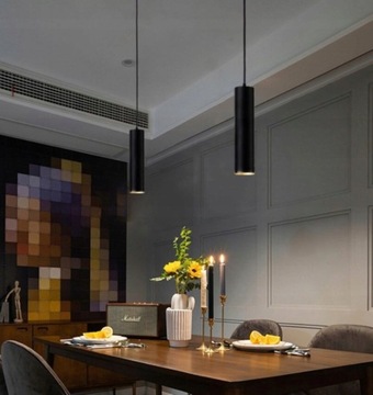 Подвесной трековый светильник для GU10, белый подвесной светильник, светодиодный светильник