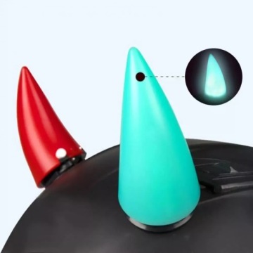 Светящиеся рожки для шлема - LED 1 шт. Розовый