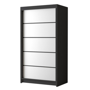 SZAFA PRZESUWNA LIVIO IV 100cm - pojemna GARDEROBA
