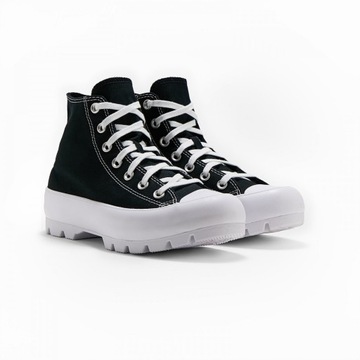 Damskie trampki na platformie Converse 166799C Run