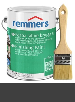 Remmers Kryjąca farba do drewna 2,5L Czarny