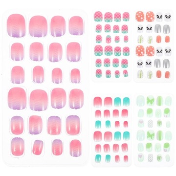 КЛЕЙ ДЛЯ ДЕТСКОГО УКРАШЕНИЯ НОГТЕЙ ДЛЯ НАКЛОННЫХ НОГТЕЙ ДЕТСКИЙ SUITE ШТ. 5 КОРОБОК/120 ШТ.