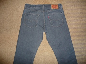 Spodnie dżinsy LEVIS 504 W32/L32=42,5/105cm jeansy