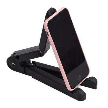 ПОДСТАВКА-ДЕРЖАТЕЛЬ ПОДСТАВКА ДЛЯ ТЕЛЕФОНА ПЛАНШЕТА SOLID ЧЕРНАЯ УНИВЕРСАЛЬНАЯ