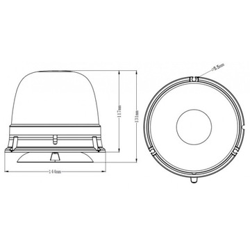 ПЕТУХ СВЕТОДИОДНЫЙ 7-РЕЖИМНЫЙ СИГНАЛИЗАЦИЯ, МАГНИТ 12В 24В
