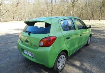 Mitsubishi Space Star Hatchback 5d 1.0 71KM 2014 Mitsubishi Space Star maly tani niezawodny ekonomiczny z KLIMATYZACJA, zdjęcie 1