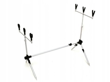 ROD POD ПРАКТИЧЕСКАЯ ПОДСТАВКА ДЛЯ ТРЁХ УДИЛИЩ С АЛЮМИНИЕВОЙ КРЫШКОЙ, НАБОР ВИЛОК