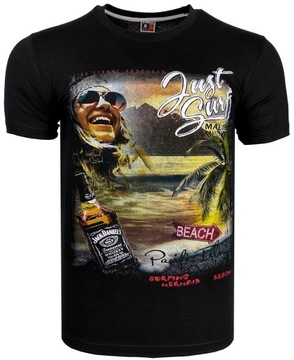 Koszulka męska t-shirt BUTELKA T1147 r. XXL