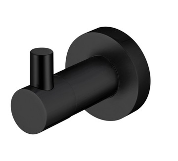 КРЮЧОК OMNIRES MODERN ОДИНАРНЫЙ, ЧЕРНЫЙ МАТОВЫЙ