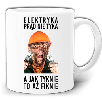 ELEKTRYKA PRĄD NIE TYKA KUBEK + PUDEŁKO GW529