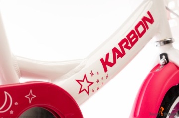 Детский велосипед 14 KARBON STAR белый ALU R23