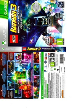 XBOX 360 LEGO BATMAN 3 BEYOND GOTHAM Польское издание На польском языке PL Bat
