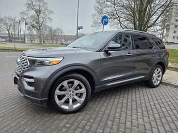 Ford Explorer VI 2020 FORD EXPLORER Platinum * V6 3.0l EcoBoost 365KM*100% Bezwypadkowy*Mienie, zdjęcie 2