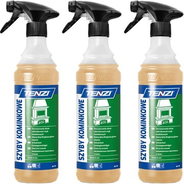 TENZI Płyn do czyszczenia szyb kominkowych 3x600ml