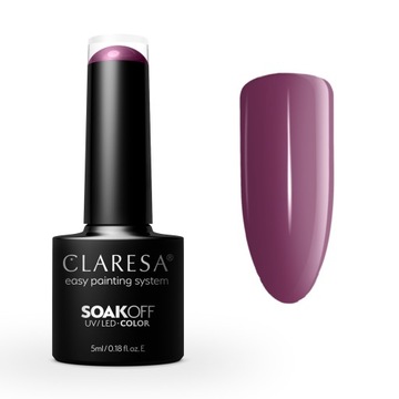 CLARESA lakier hybrydowy PURPLE 616 UV/LED 5g