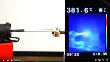 ГИБКАЯ катушка 80 см катушка для индукционного нагревателя IDEAL 1,5 + Оплетка