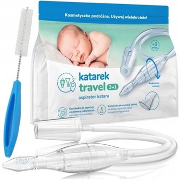 KATAREK TRAVEL ASPIRATOR DO NOSA USTNY I DO ODKURZACZA 2w1