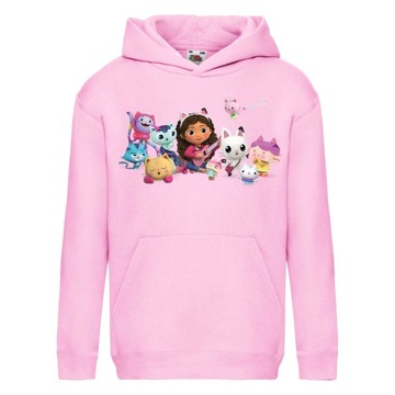 BLUZA KOCI DOMEK GABI Z KAPTUREM 116 cm 5-6 LAT