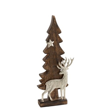 CHOINKA FIGURKA NA ŚWIĘTA 40 CM OZDOBA ŚWIĄTECZNA