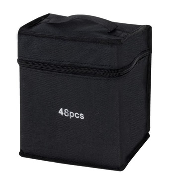 Спиртовые маркеры двусторонние в футляре 48 + подставка.