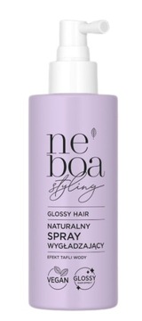 NEBOA STYLING GLOSSY HAIR NATURALNY SPRAY WYGŁADZAJĄCY TAFLA WODY MEGA