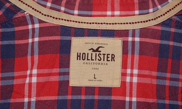 HOLLISTER CALIFORNIA _ KOSZULA W KRATĘ _ L _ MEN _ 100% BAWEŁNA