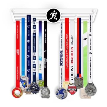 WIESZAK na MEDALE, FOOTBALL, Medalówka, Metalowy, Pojemny, Duży XL, HIT