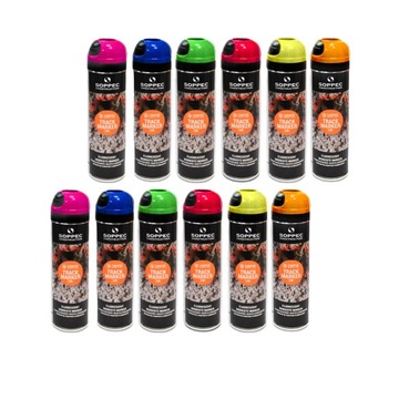 Farby geodezyjne SOPPEC TRACK MARKER Spray 12szt wybór koloru