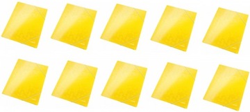 Папка картонная Leitz Wow А4 на угловой резинке 300г/м2 3мм желтая x3