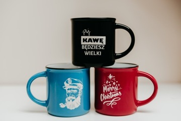 KUBEK PREZENT NA ŚWIĘTA KUBKI GRAWER NADRUK LOGO !