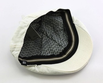 36 $ BLOCK ГОЛОВНОЙ УБОР Мужская плоская кепка белая 58/59 L/XL