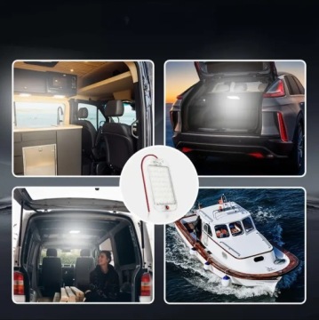 4PCS ВЕЛ СВЕТ ИНТЕРЬЕРА АВТОМОБИЛЯ БЕЛЫЙ 48LED 12V-85V 10W ДЛЯ БАГАЖНИКА