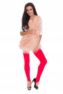 GRUBE LEGGINSY CIEPŁE ZIMOWE GETRY ZAPIĘTKA LS 2XL