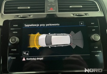 Volkswagen Golf VII Variant Facelifting 1.5 TSI ACT 150KM 2017 Volkswagen Golf Bezwypadkowy, FV23, DSG, Highline, KredytowanieLeasing, gw, zdjęcie 14